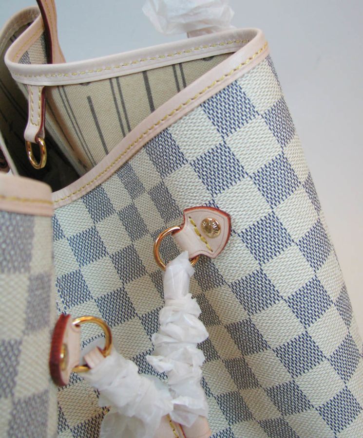 L.*V Damier Bag N51108 White