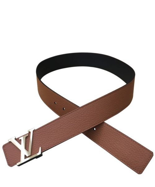 L.*V L.*V, L.*V Initiales Reversible, Taurillon Leather Belt, Luxury Accessory