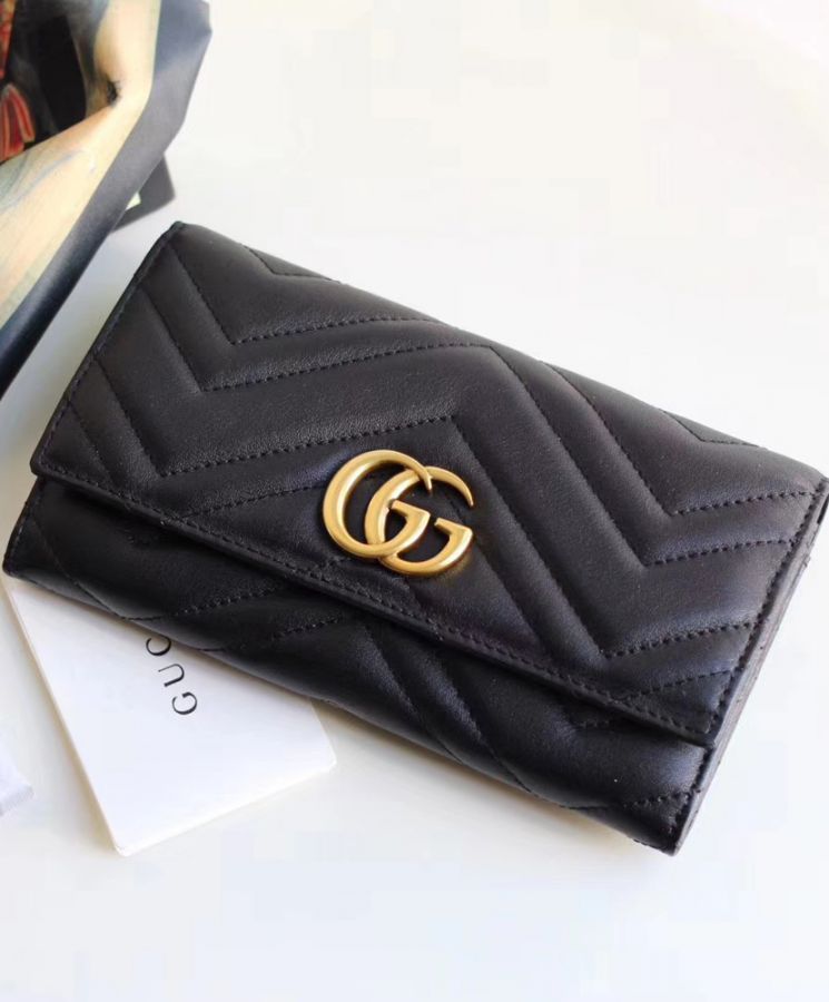 G.U.C.C GG Marmont continental wallet 443436