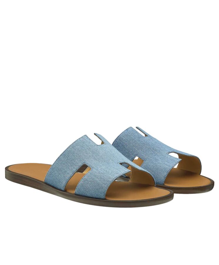 Her..mes Men’s Izmir Sandal Blue