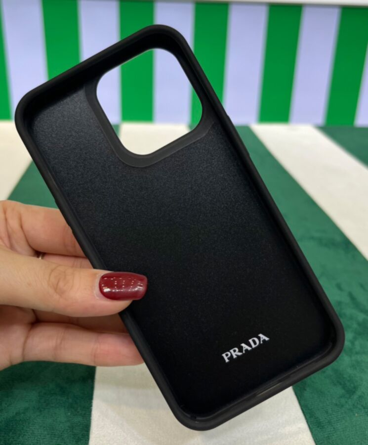 Pra.-da Saffiano Cover For Iphone 1ZH131