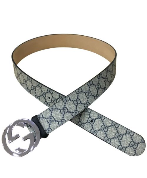 G.U.C.C GG Supreme, GG Supreme Belt, G Buckle 370543, Luxury Belt, Eco-friendly Luxury Accessory