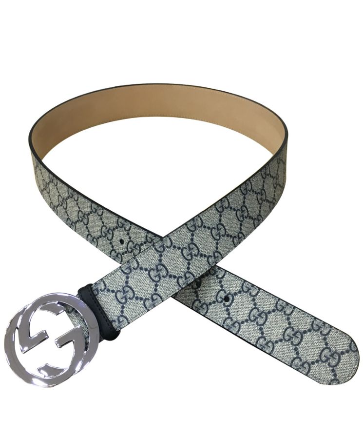 G.U.C.C GG Supreme, GG Supreme Belt, G Buckle 370543, Luxury Belt, Eco-friendly Luxury Accessory