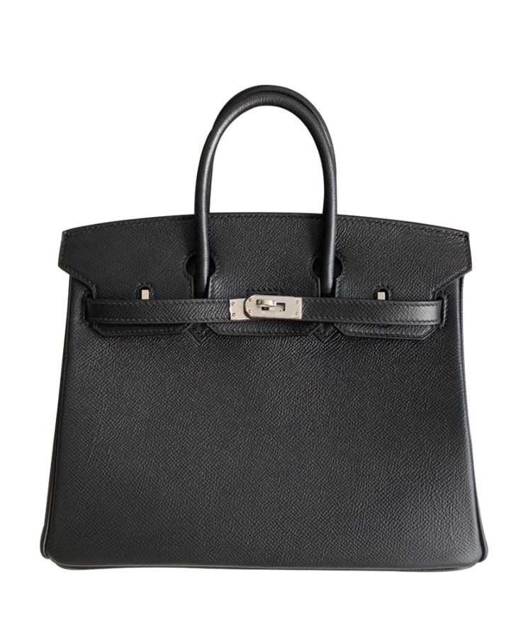 Her..mes Birkin 25 Epsom Leather Paon Phw