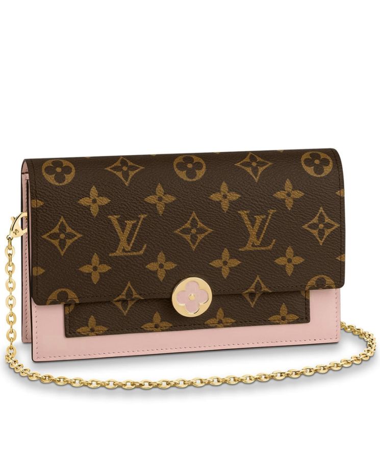 L.*V Flore Chain Wallet M67404 M67405