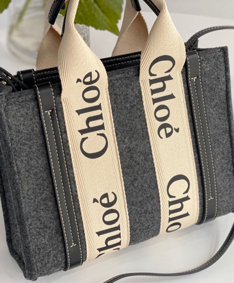 chl.oe Small Woody Tote Bag With Strap