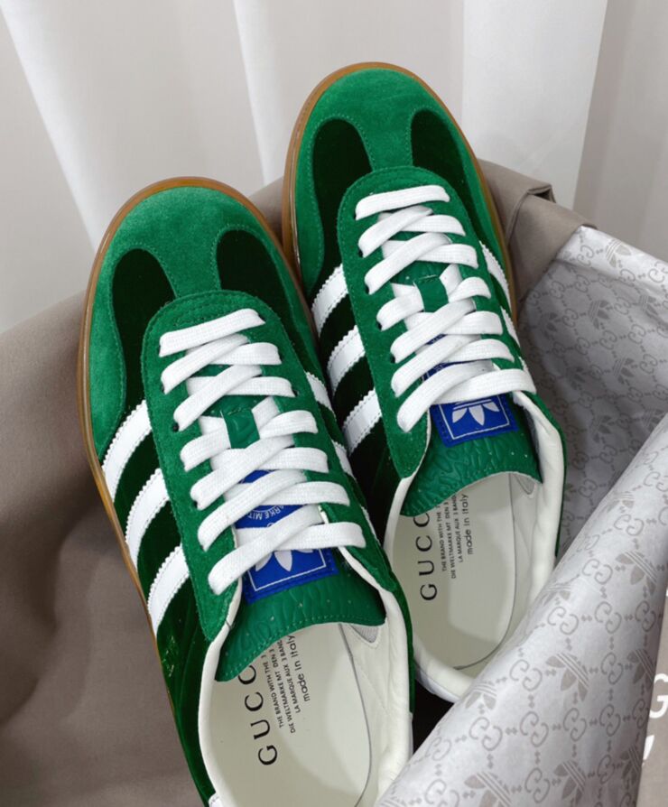 G.U.C.C x Adi.da.c Unisex Gazelle Sneaker Green