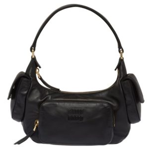 Miu*miu Nappa Leather, Luxury Leather Bag, Pocket Bag 5BC146, Designer Leather Bag