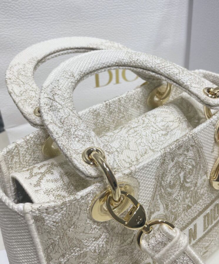 Di.ar Medium Lady D-Lite Bag Golden