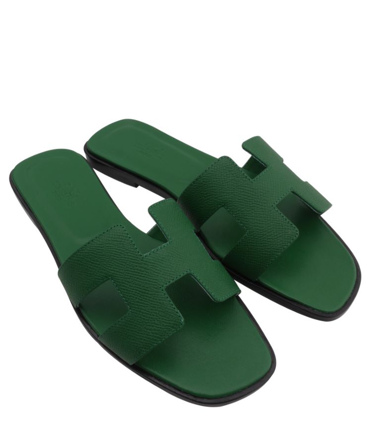 Her..mes Oran Sandal Green