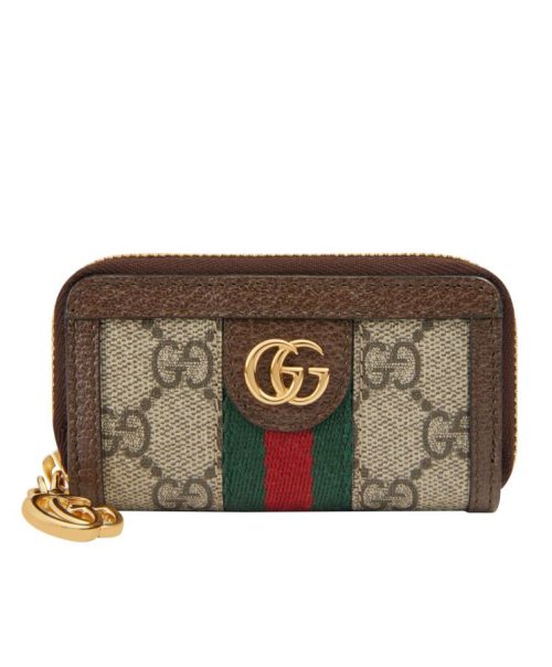 G.U.C.C Ophidia GG, GG logo key case, luxury key case, G.U.C.C heritage, Web stripe