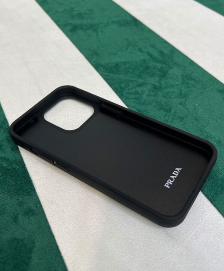 Pra.-da Saffiano Cover For Iphone 1ZH131