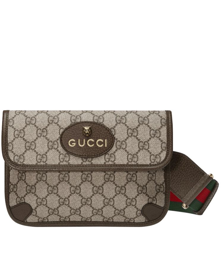 G.U.C.C G.U.C.CTotem GG, GG Supreme Messenger, Luxury Interchangeable Bag, Eco-friendly Canvas Bag, Adjustable Shoulder Strap