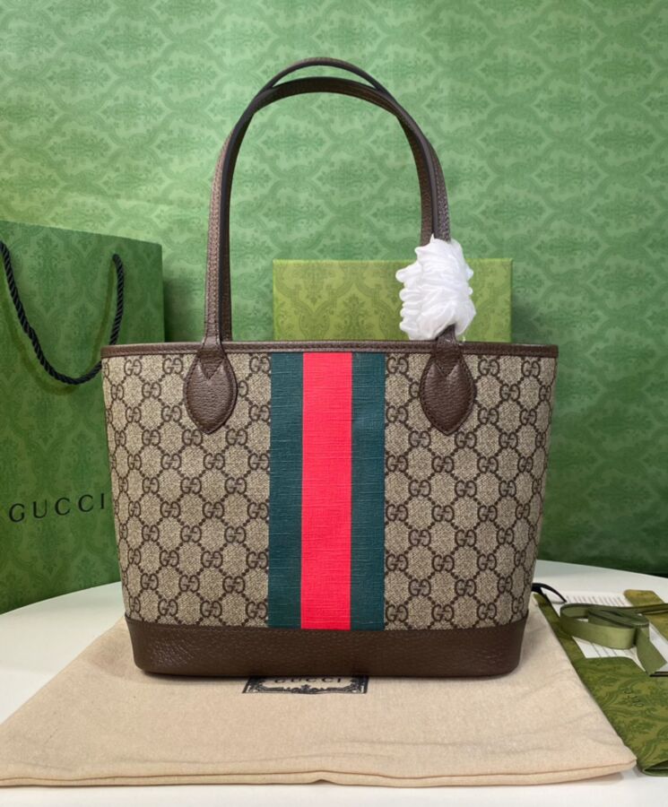 G.U.C.C Ophidia Small, GG Supreme canvas, Luxury tote bag, G.U.C.C tote bag, G.U.C.C 726762