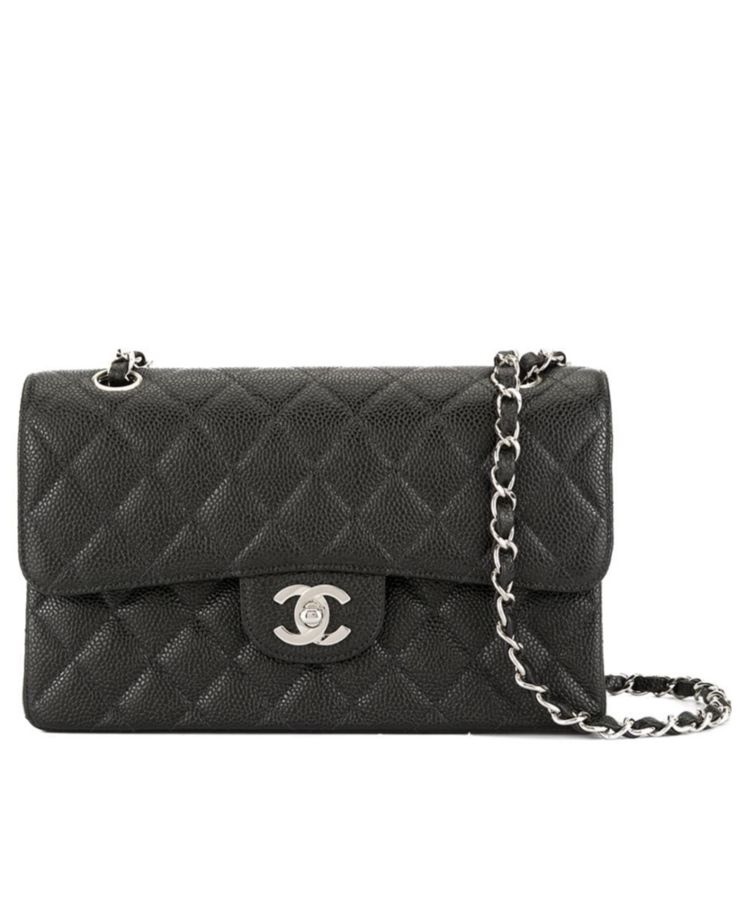 Cha.nel Flap Bag Black