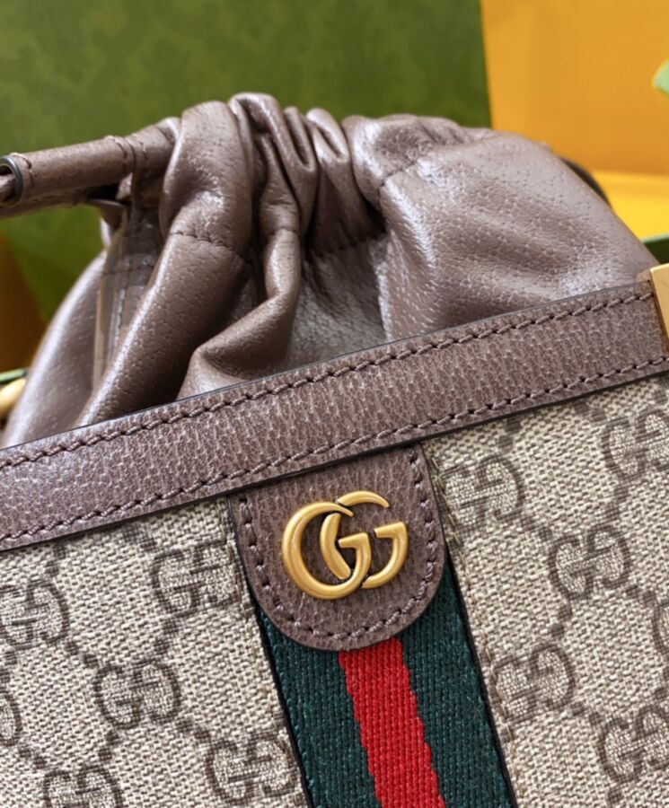 G.U.C.C Ophidia GG, GG Supreme Canvas, Men's Shoulder Bag, Luxury Bag, Double G Hardware