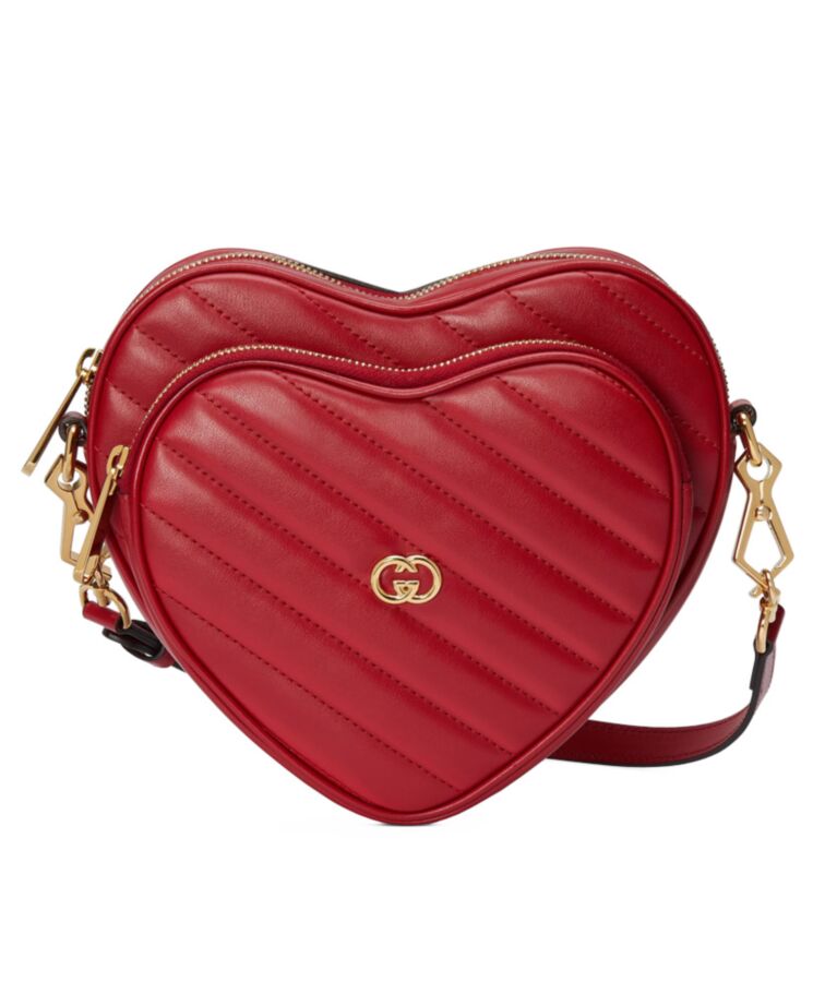 G.U.C.C Interlocking g Mini Heart Shoulder Bag 751628