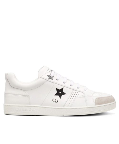 Di.ar Unisex Star, White Sneaker, Luxury Footwear, Di.ar Paris, Calfskin Sneaker