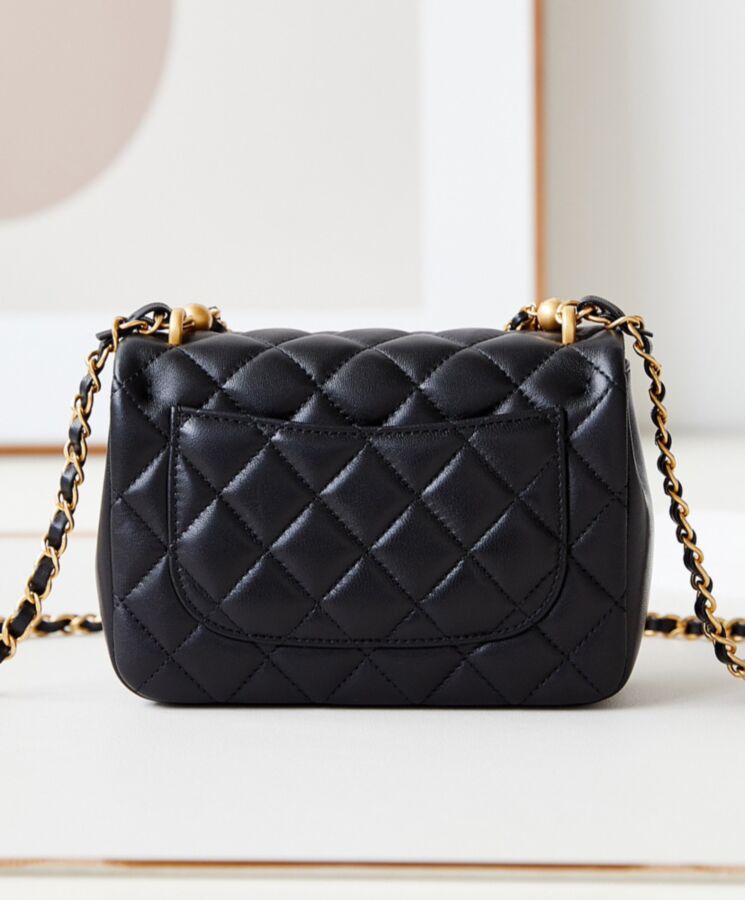 Cha.nel Mini Flap Bag AS4385 Black