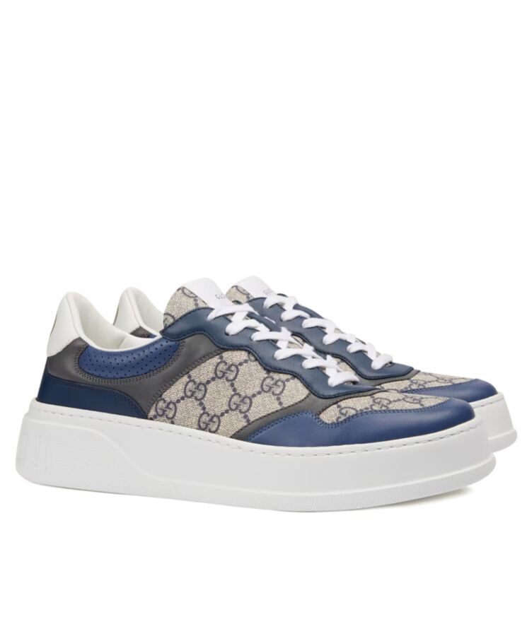 G.U.C.C Unisex GG Sneaker Dark Blue