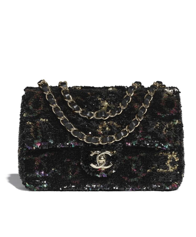 Cha.nel Evening Bag AS4297 Black