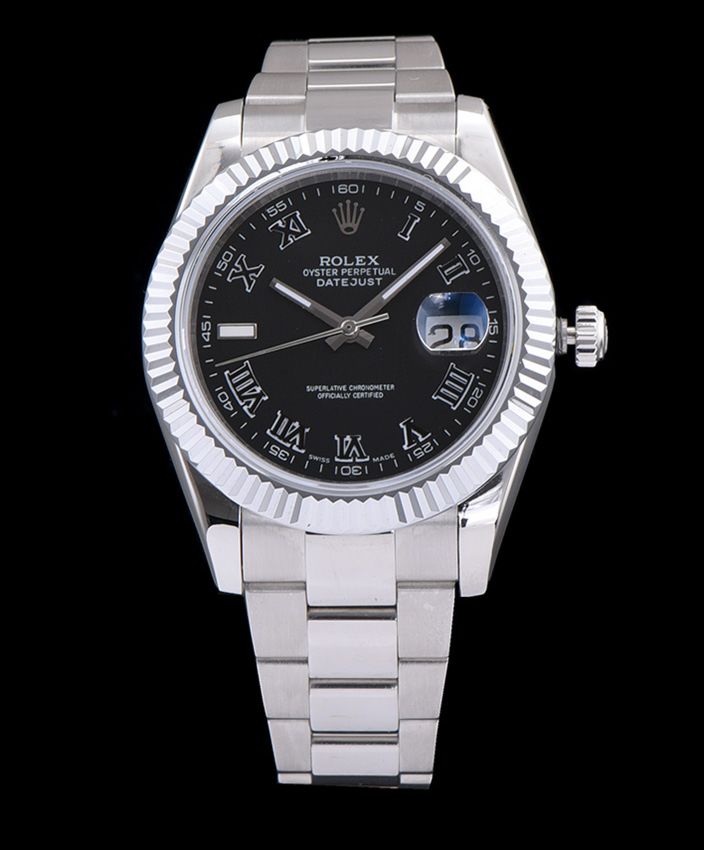 Ro.le.x Stainless Steel Datejust Automatic Watches White