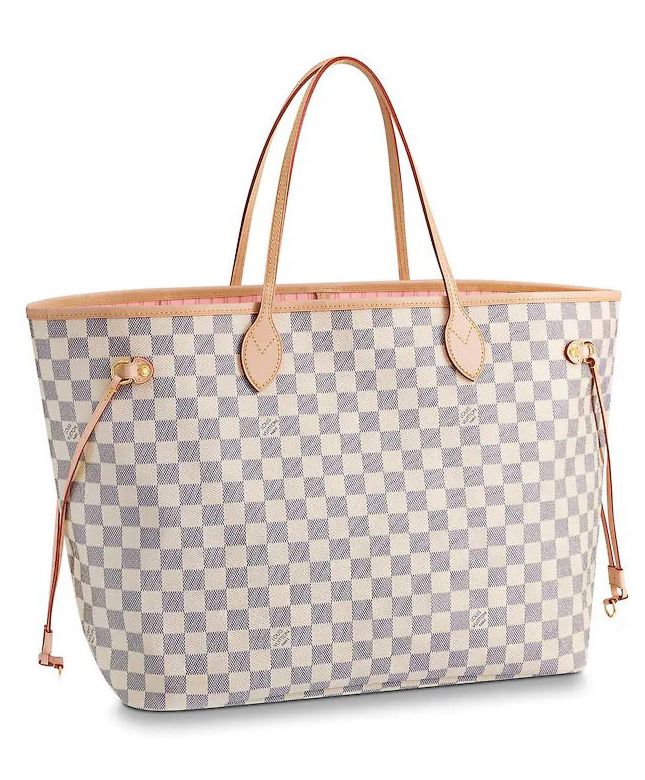 L.*V Neverfull GM N41604 White