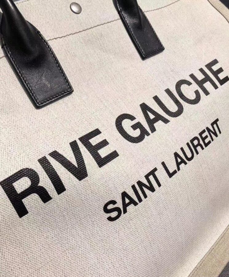 Saint.Lau.rent Rive Gauche Tote Bag 509415 Cream