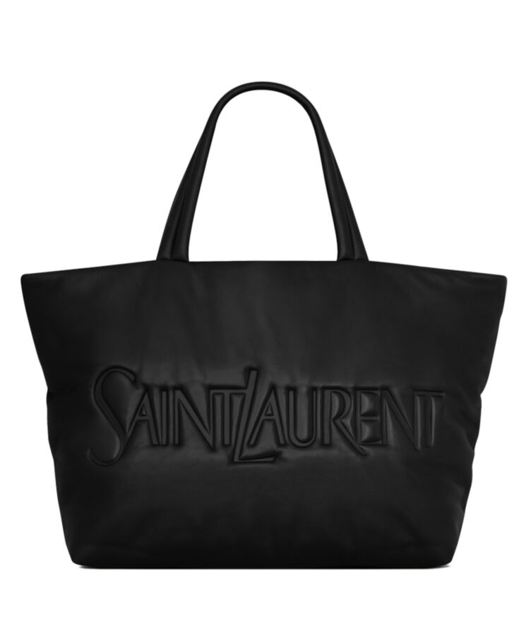 Saint.Lau.rent Tote In Nappa Lambskin Black