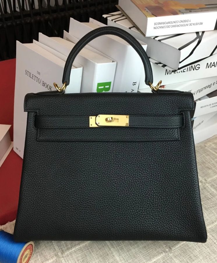 Her..mes Kelly Bag 28 Togo Leather