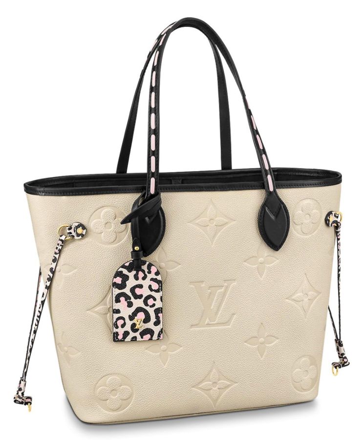 L.*V Neverfull MM M58525 Cream