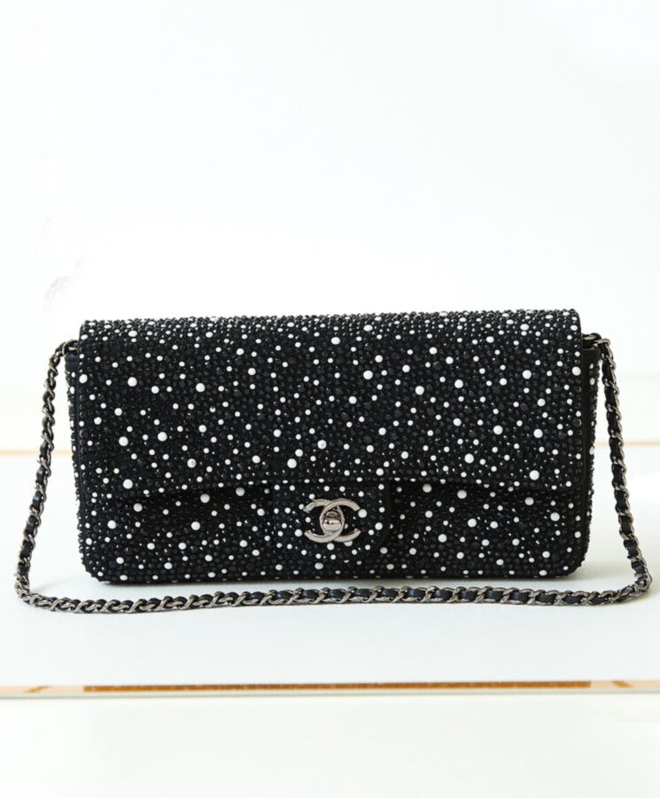 Cha.nel Clutch AS4372 Black