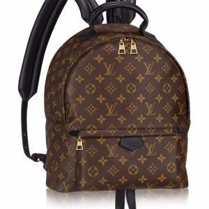 L.*V Palm Springs Backpack, M41560 Black, Monogram canvas backpack, Luxury backpack, Urban backpack