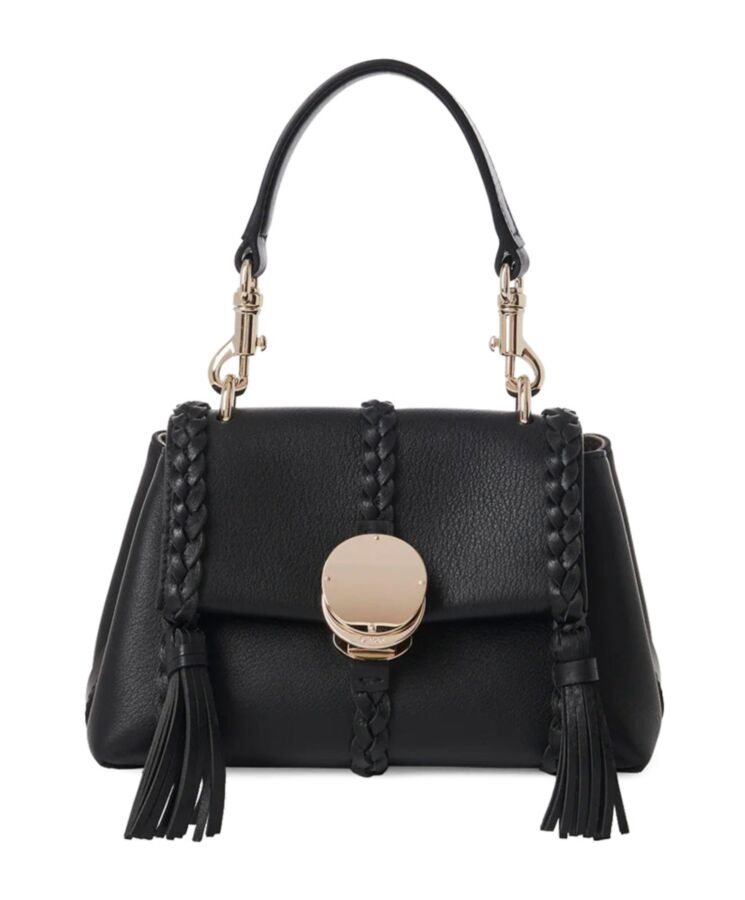 chl.oe Penelope Mini Soft Shoulder Bag Black