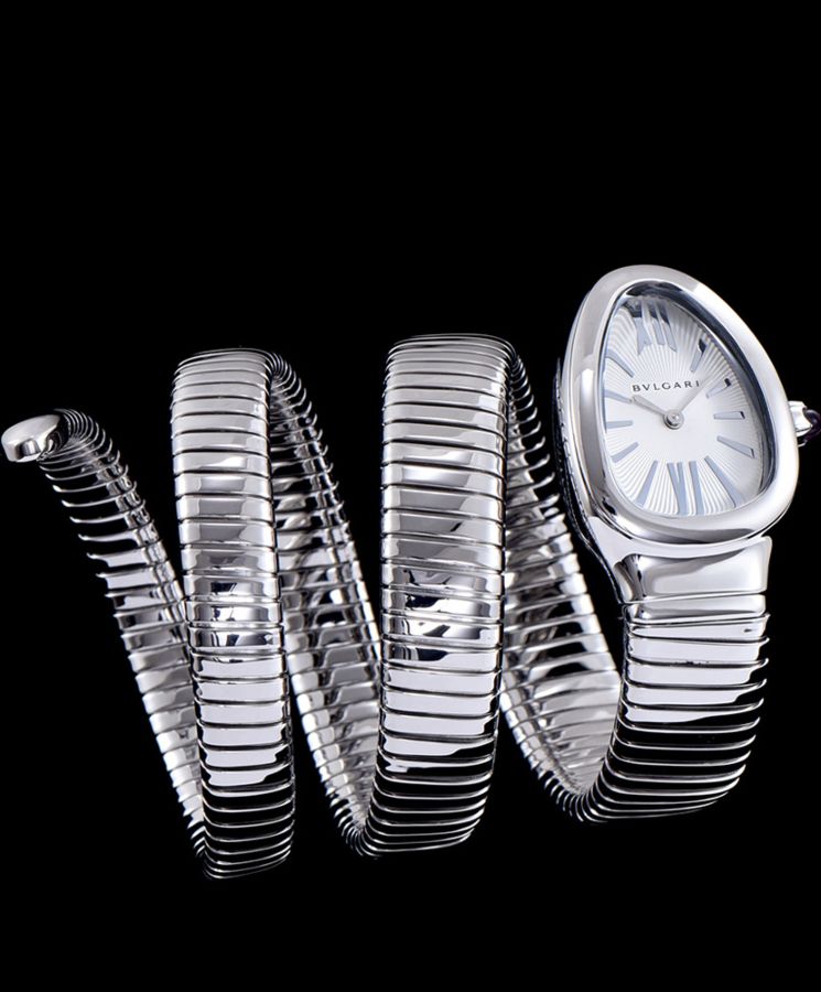 Bvl.gar sliver tone stainless steel automatic watch White