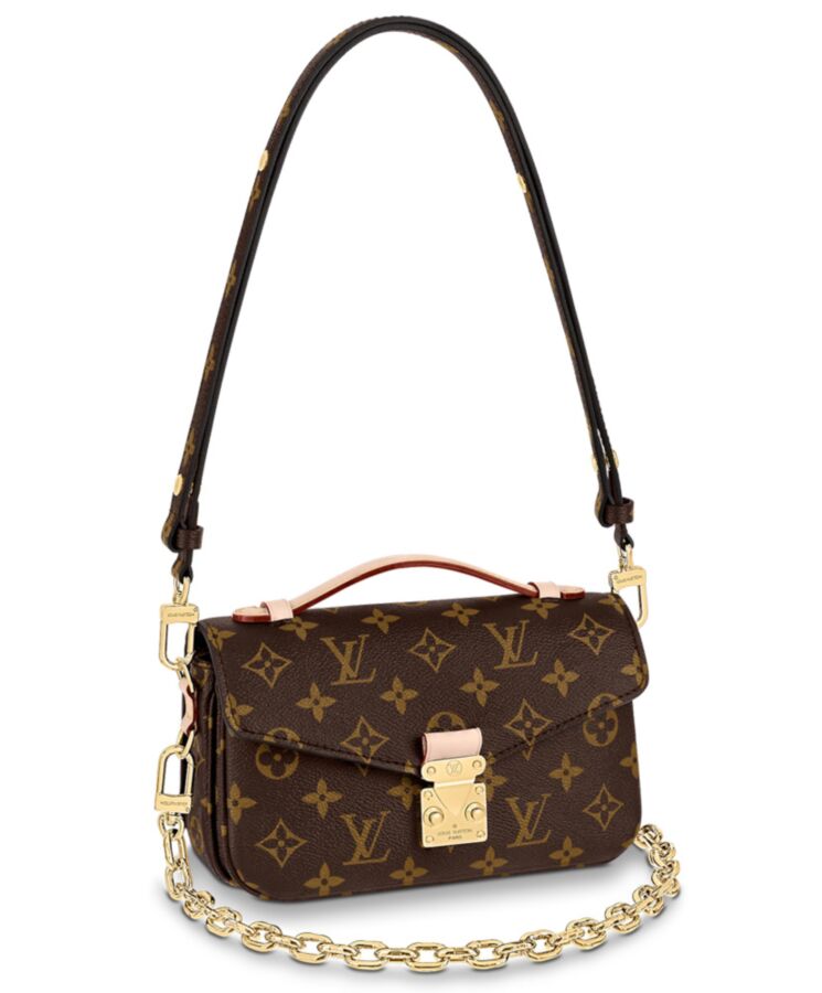 L.*V Pochette Metis East West M46279 Brown