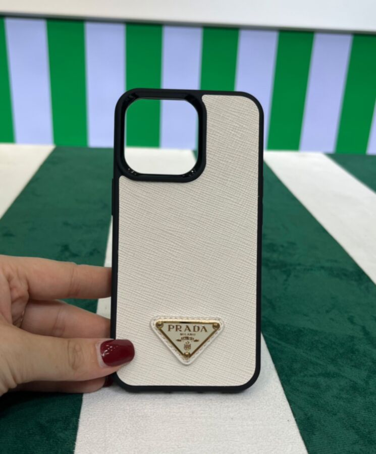 Pra.-da Saffiano Cover For Iphone 1ZH131