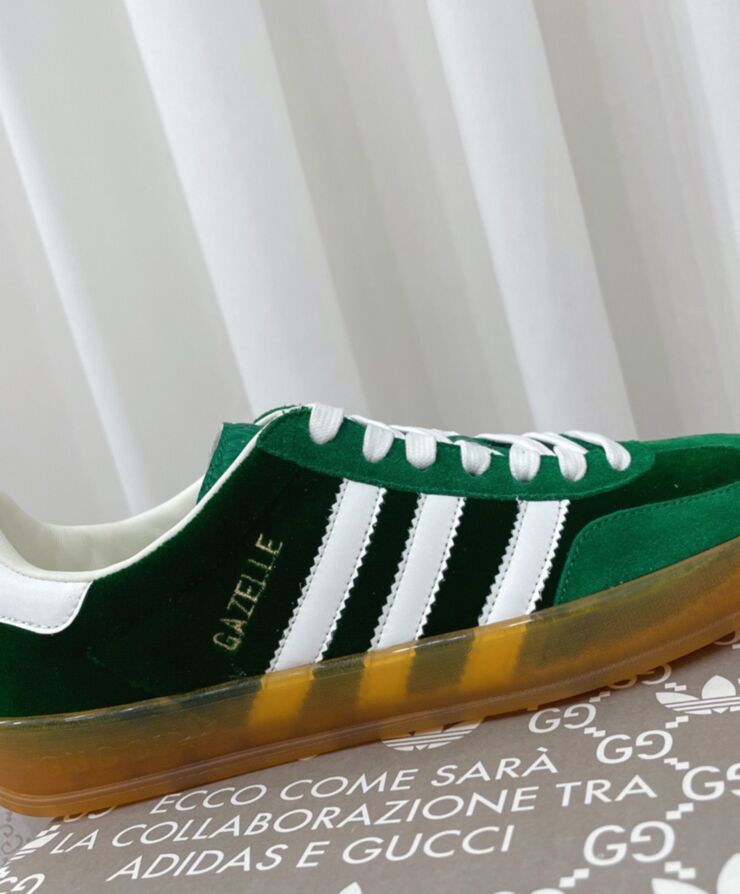 G.U.C.C x Adi.da.c Unisex Gazelle Sneaker Green