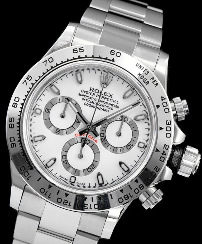 Ro.le.x Daytona Two Tone White Watch, Luxury Ro.le.x Watch, Ro.le.x Daytona Chronograph