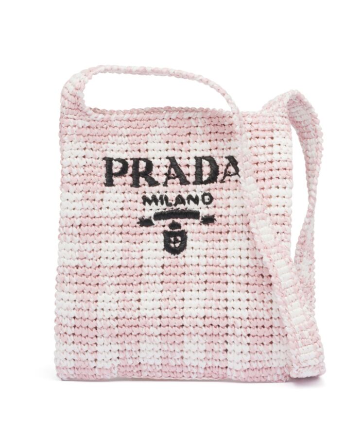 Pra.-da Crochet Bag 1BC184 Pink