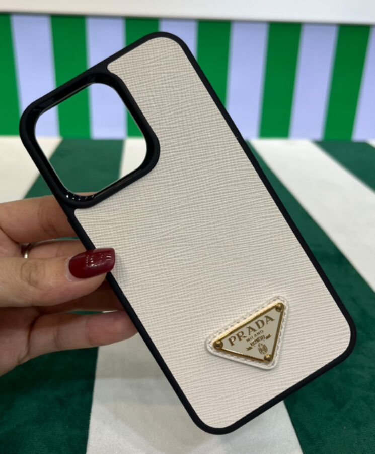 Pra.-da Saffiano Cover For Iphone 1ZH131