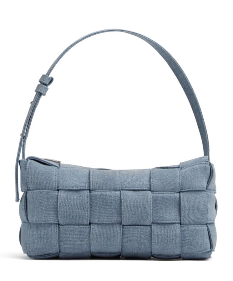 Bot.tega.Ven.eta Brick Cassette Shoulder Bag 709628 Blue