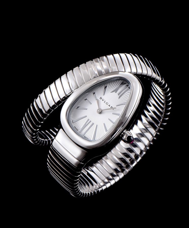 Bvl.gar Stainless Steel Automatic Watch White