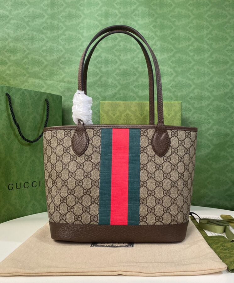 G.U.C.C Ophidia Small, GG Supreme canvas, Luxury tote bag, G.U.C.C tote bag, G.U.C.C 726762