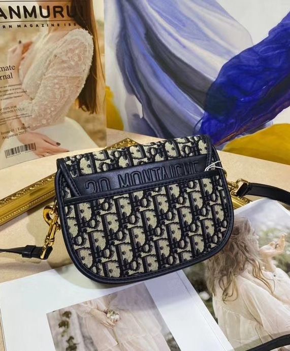 Di.ar Small Di.ar Bobby Handbag, Dark Blue Handbag, Luxury Shoulder Bag