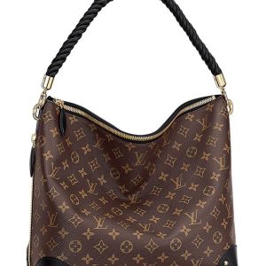 L.*V Triangle Softy, M44130 Brown, Parisian Elegant Bag, Monogram Canvas, Body-friendly design