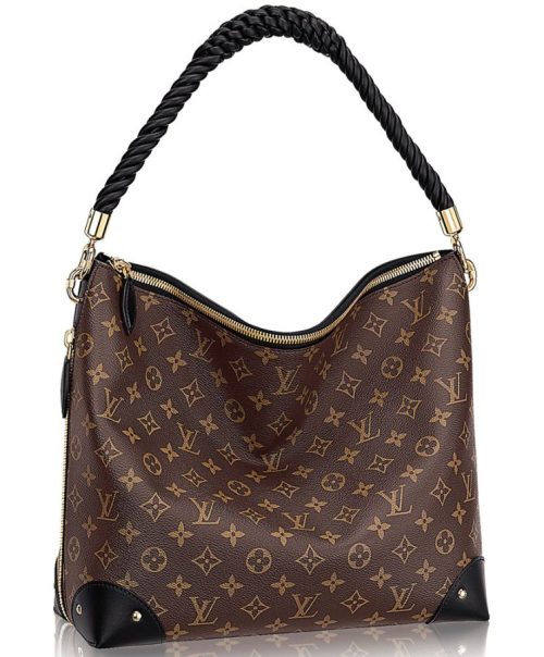 L.*V Triangle Softy, M44130 Brown, Parisian Elegant Bag, Monogram Canvas, Body-friendly design