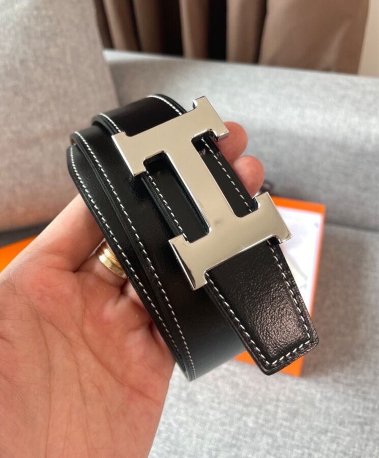 Her..mes H Belt Buckle & Reversible Leather Strap 32mm