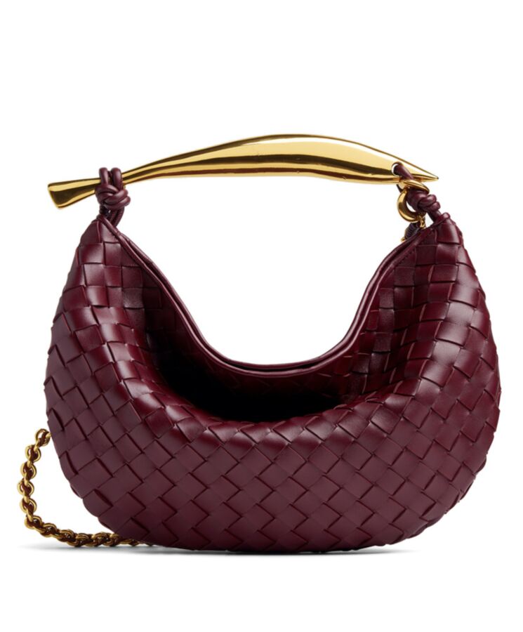 Bot.tega.Ven.eta Sardine With Chain Mauve