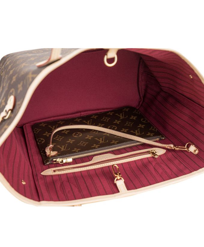 L.*V Monogram Neverfull M40996 Red